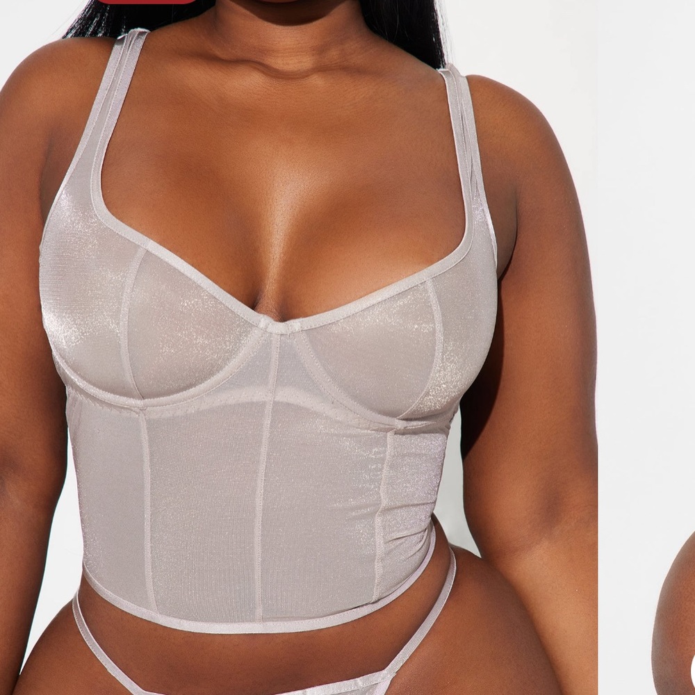 Fashion Nova Celestial Love Corset Set